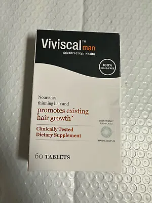 Viviscal Men's Hair Growth Supplements 60 Tablets Exp9/24 #0372 • $22.50