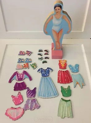 Melissa & Doug Magnetic Dress-Up Ballerina ~ Complete Set 30 Pcs. • $8