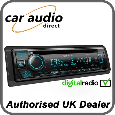 Kenwood KDC-BT560DAB - CD/MP3 DAB+ USB Bluetooth Car Stereo Alexa Ready • £119.98