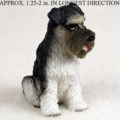 Schnauzer Mini Figurine Gray Uncropped • $12.99