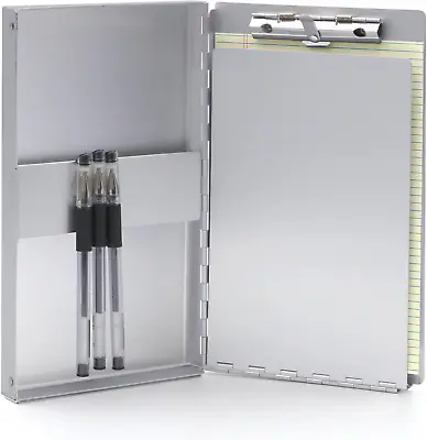 Small Aluminum Clipboard With StorageMemo Size Recycled Metal Snapak Form With • $25.35