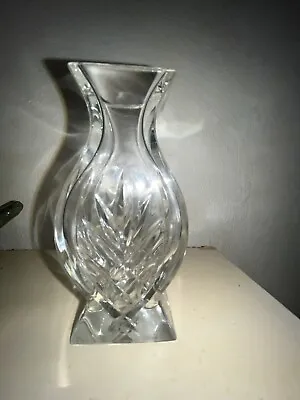 Vtg Waterford Crystal Glass Athens Flower Vase 4 1/2” Tall 1 Minor Chip • $35