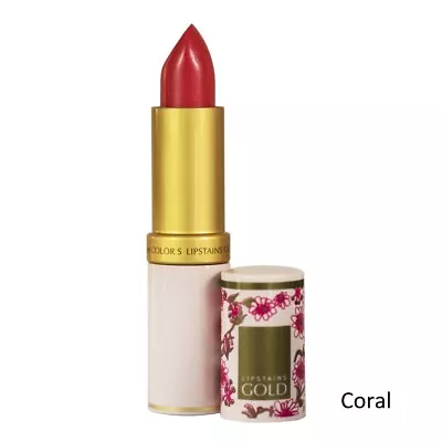 Ultra Glow Lipstains Gold  - Long Lasting Lipstick -Coral • £8.25