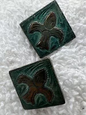 Vintage Fleur De Lis Sterling Cufflinks Very Nice Pair Made In Mexico G • $24.99