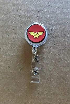 Retractable Wonder Woman Lanyard Badge Holder Belt Clip  • £6.26
