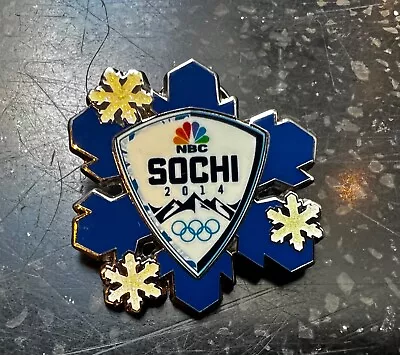 Sochi 2014  NBC Snowflake  Media Pin • $14.99