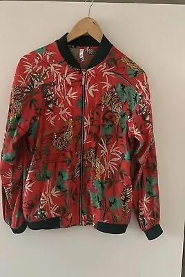 £18 • Buy Henry Holland 8 Silk Bomber Jacket With Tigers
