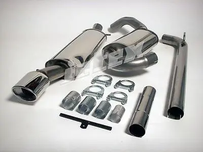 Jetex VW Corrado VR6 Stainless Steel Cat Back Exhaust Half System Non Resonated • $625.34