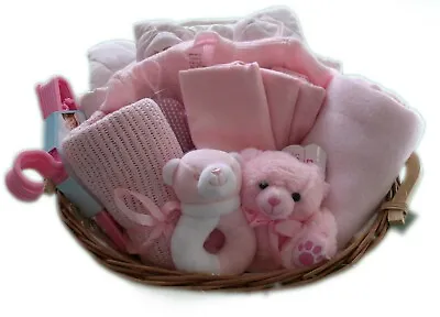 Baby Girl Gift Basket / Hamper - Baby Shower / Christening / New Baby • £7.99