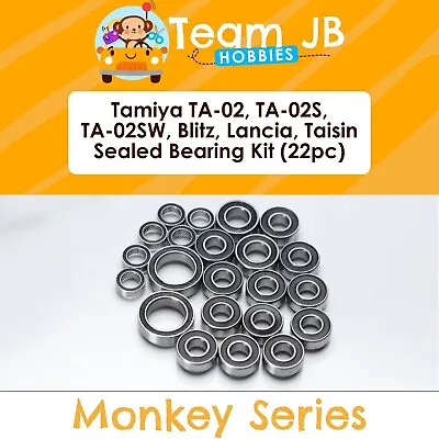 Tamiya TA-02 TA-02S TA-02SW Blitz Lancia Taisin -22 Pcs Sealed Bearings Kit • $19.74