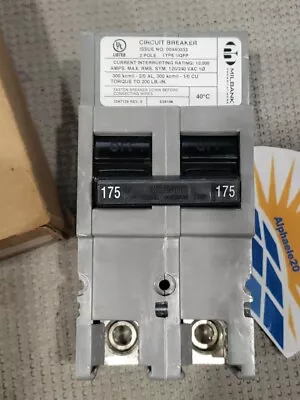 MILBANK/Zinsco  175 A 2 Poles Main Breaker UQFP2175 Circuit Breaker • $420