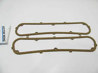 Victor Reinz HP1076 Valve Cover Gaskets For SB Chrysler 3/16  Thick Cork • $16.95