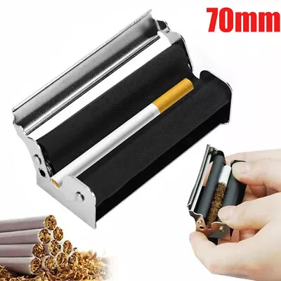 70MM Metal DIY Cigarette Rolling Machine Tobacco Joint Making Roller Portable AU • $12.58