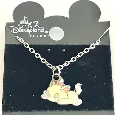 Vintage Disney Aristocats Marie Cat Necklace Charm Disneyana Stamped Retired • $12.99