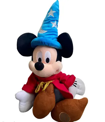 Disney Store EXC Mickey Mouse Club Sorcerer Fantasia 24  (60.96 CM) Plush NEW • $16