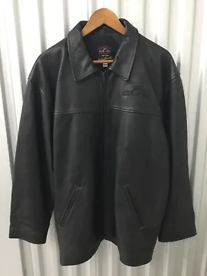 The Authentic Orange County Choppers New York Long Leather Coat Size XL New • $64.99