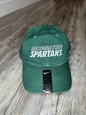 Nike Heritage 86 Michigan State Spartans Green Hat Cap Dri-Fit • $22