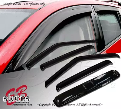 5pcs JDM Outside Mount Visor Rain Top Deflector Type 2 For Honda Civic 01-05 4DR • $58.09