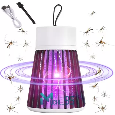 Eléctrica Lámpara Para Mosquitos Atrapa Insectos Trampa Para Moscas Recargable • $15.59