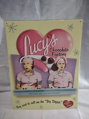 I Love Lucy Chocolate Factory Scene Metal Sign Episode 39 • $25.99