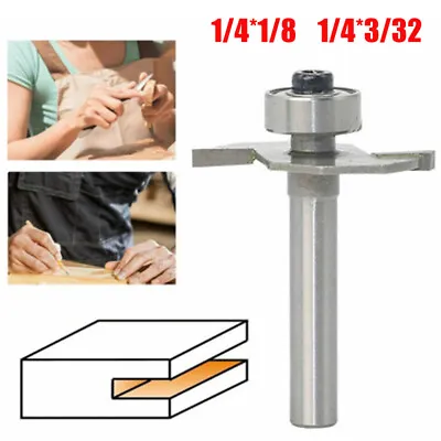 £7.99 • Buy 2/3mm Shank  T  Type Biscuit Joint Slot Cutter Jointing/Slotting Router Bit UK