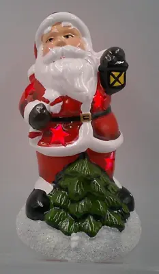Light Up Ceramic Santa Claus Father Christmas Christmas Ornament • £8