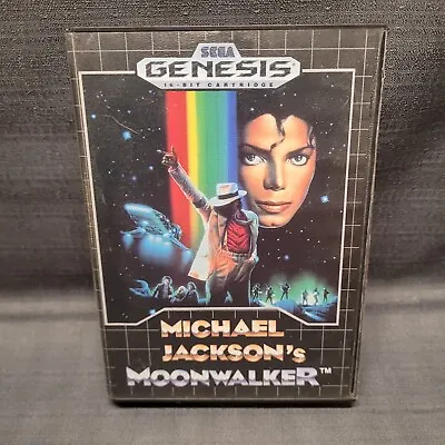 Michael Jackson's Moonwalker (Sega Genesis 1990) Video Game • $130