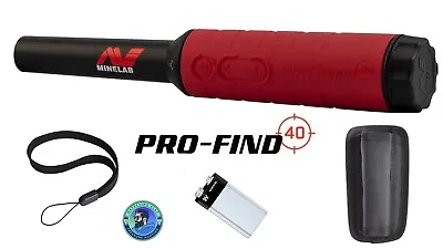 Minelab Pro-Find 40 Waterproof Metal Detector Pinpointer W/ Holster & 9V Battery • $149