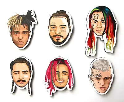 Rap/Hip-Hop Fridge Magnets Set XXXTentacion Post Malone 6ix9ine Lil Pump Lil Pe • $20