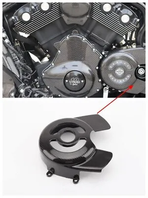 $143.98 • Buy For Harley Vrod 1250 VRSC Pulley Cover VRSCF Nightrod Carbon Fiber Cover
