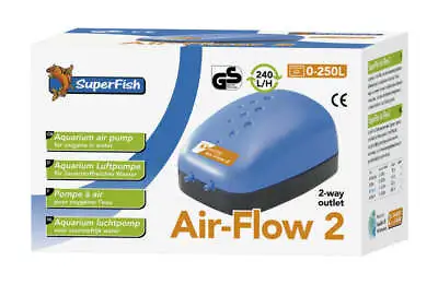 £16.99 • Buy Superfish Air Flow Air Pump Aquarium Fish Tank- Model-Mini / 1 UK  Plug