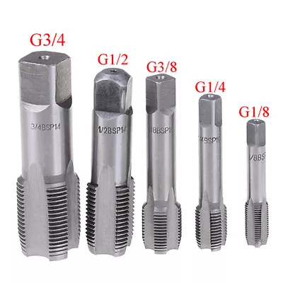 G1/8 1/4 3/8 1/2 3/4 HSS Taper Pipe Tap BSP Metal Screw Thread Cutting ToS0 DR • £7.54