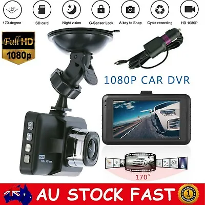 $39.95 • Buy 2 Channel Dash Camera Dual Lens Front And Rear 1080P Dash Cam 2 Pack Dual Camera