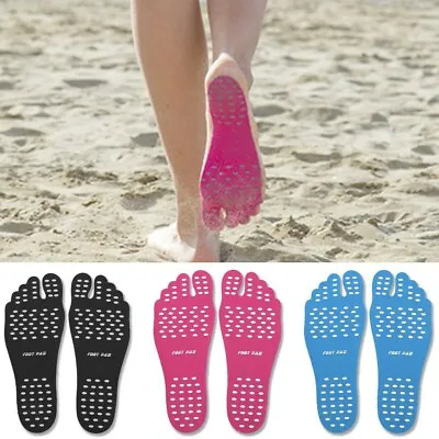 Holiday Flat Sticky Beach Feet Spray Tan Tanning Sponge Foot Protectors Sole UK • £2.99