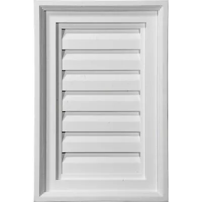 Ekena Millwork 12 W X 12 H Rectangle Urethane Gable Vent Louver Functional • $74.56