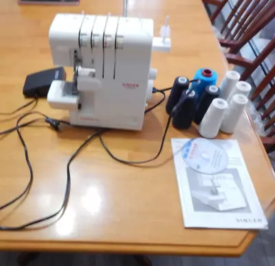 Singer 14SH654 Serger  Sewing Machine With Manual instructional DVD  Thread • $150