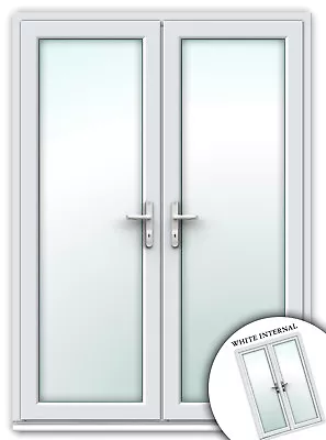 UPVC White FRENCH DOORS  BRAND NEW | MADE TO MEASURE / FAST AND FREE DELIVERY • £340.65