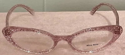 Miu Miu Women’s Optical Glasses Pink Glitter VMU 01S 146-101 (No Case) • $95