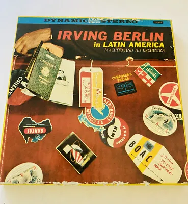 MACHITO & HIS ORCHESTRA Irving Berlin In Latin America ORIG BLACK LABEL TICO LP • $19.99
