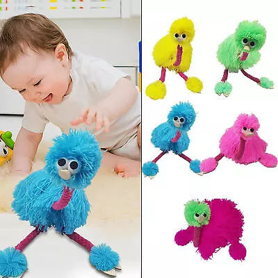 Kids-Hand Puppets Ostrich-Marionette Animal Hand Puppets Bird String Puppet Toys • £9.11