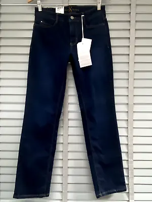 £69.95 • Buy MAC Dream Straight Leg Jeans Size 38 UK 12 | Ladies Dark Blue Stretch Shaping