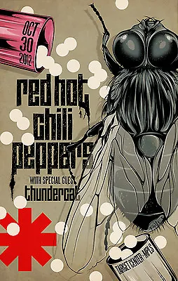 $19.19 • Buy RED HOT CHILI PEPPERS/THUNDERCAT 2012 MINNEAPOLIS CONCERT TOUR POSTER-Funk Music
