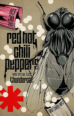 RED HOT CHILI PEPPERS/THUNDERCAT 2012 MINNEAPOLIS CONCERT TOUR POSTER-Funk Music • $19.19