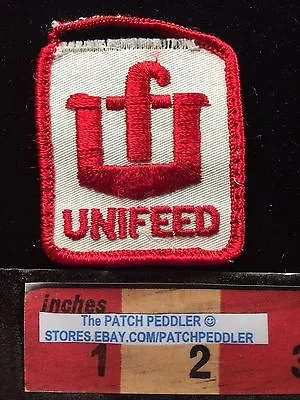 Vtg DAMAGED Unifeed Horse Feed Farm Advertising Patch For Hat/Jacket ~ 624 • $3.99