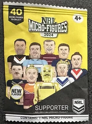 2024 NRL Micro Figures PICK YOUR PLAYER Common Figures (BUY 8 GET A FREE GOLD!) • $7.50