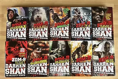 Zom-B Collection 10 X Hardback Books Darren Shan Master Of Horrors • £19.99