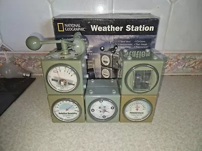 National Geographic Weather Cube Station 2003 By Trends UK RARE • £34.99