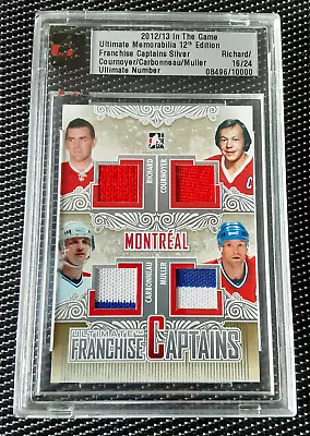 2012-13 Itg Ultimate- Maurice Richard Yvan Cournoyer Muller Guy Carbonneau • $39.99