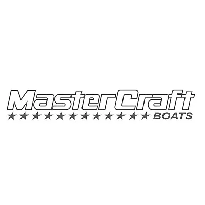 MasterCraft Outline With Stars Boat Yacht Decals 2PC Set Vinyl New 60” OEM • $286.62