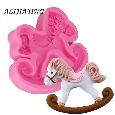 Trojan Horse Shape  Decorating Tools Cake Sugar Paste Mold Cup Cake Topper M389 • £6.86